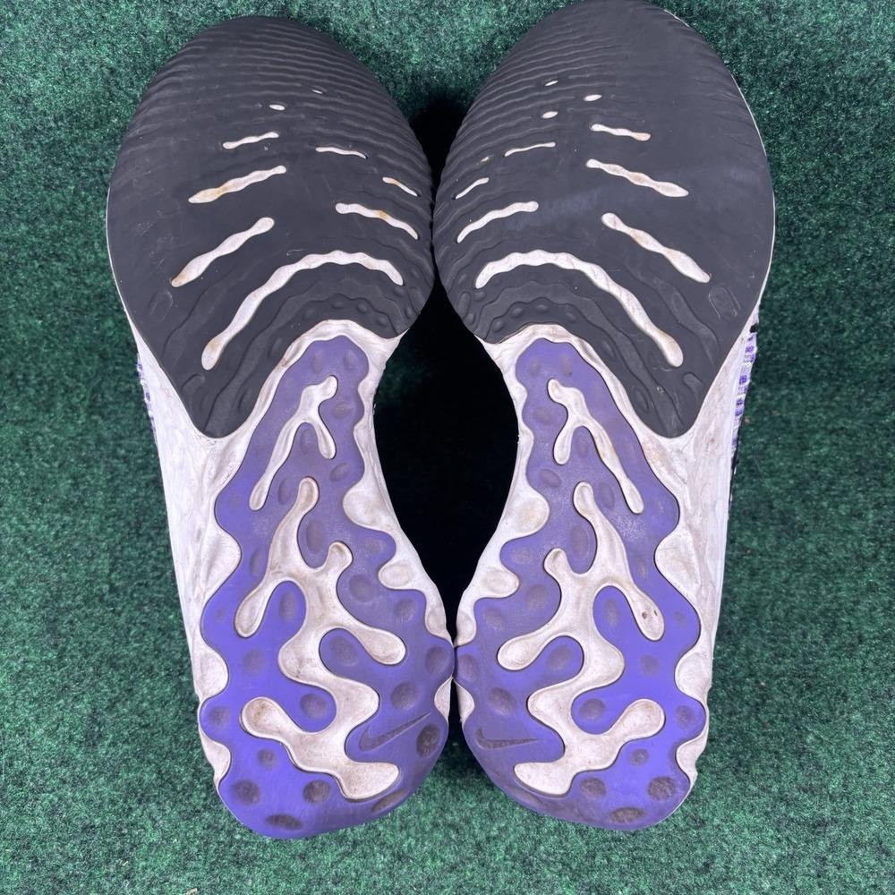 Nike React Infinity Run Flyknit 3 Running Shoes Pure Platinum Purple Sz 10.5 - Picture 6 of 9
